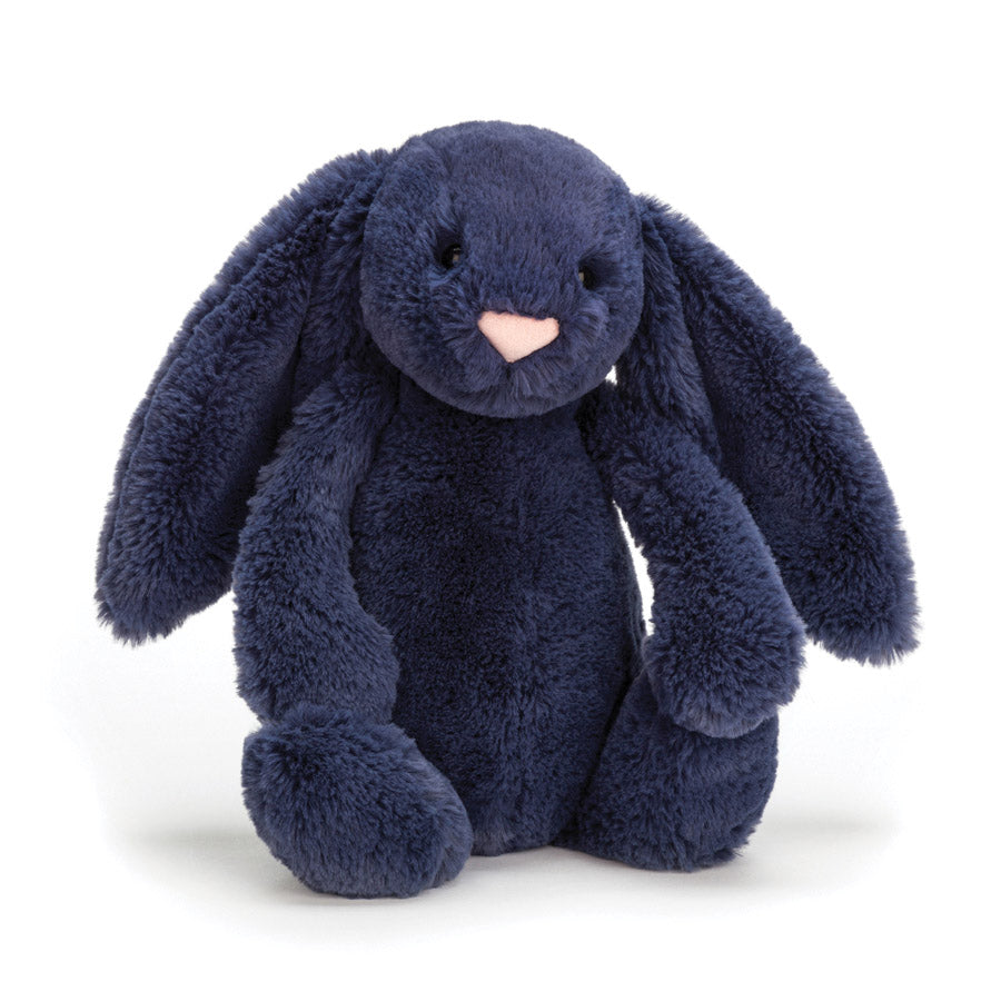 Jellycat Bashful Navy Bunny 30cm Personalised