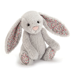 Jellycat Bashful Silver Blossom Bunny 30cm Personalised