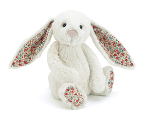 Jellycat Bashful Cream Blossom Bunny 30cm Personalised