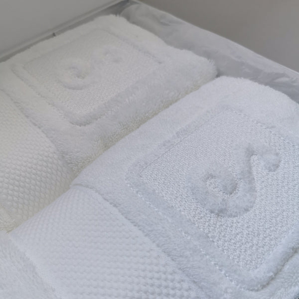 Personalised Luxury Bath Towels - Twin Set