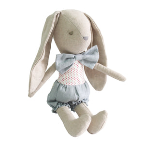 Baby Boy Bunny 26cm Grey Red