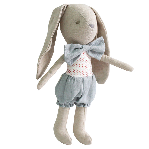 Baby Boy Bunny 26cm Grey Red