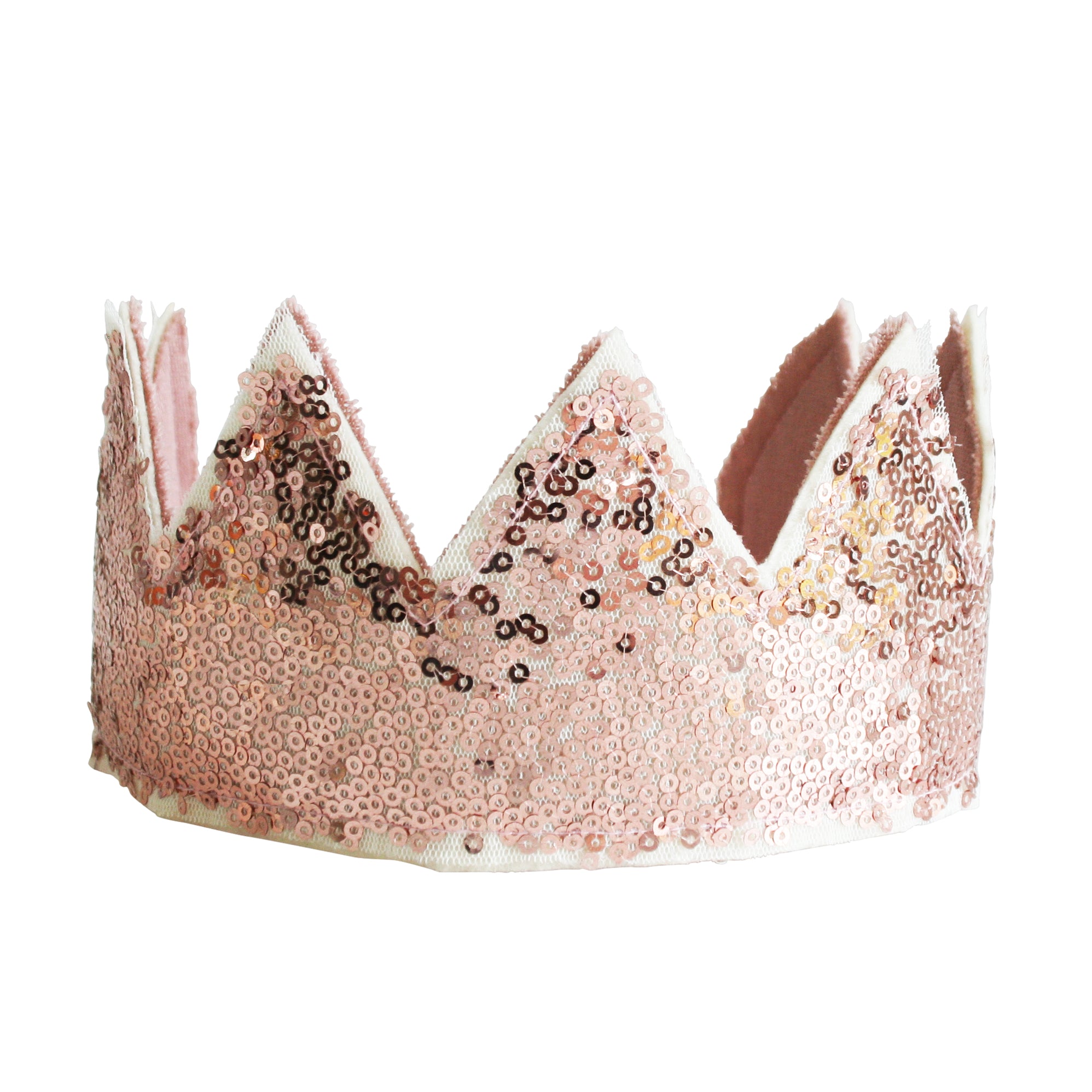 Alimrose Sequin Crown- Rose Gold