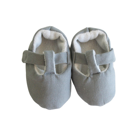 T-Bar Booties Grey