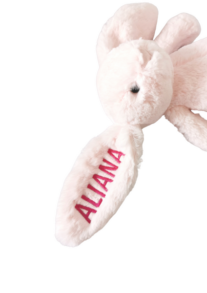 Jellycat Bashful Pink Bunny 30cm Personalised