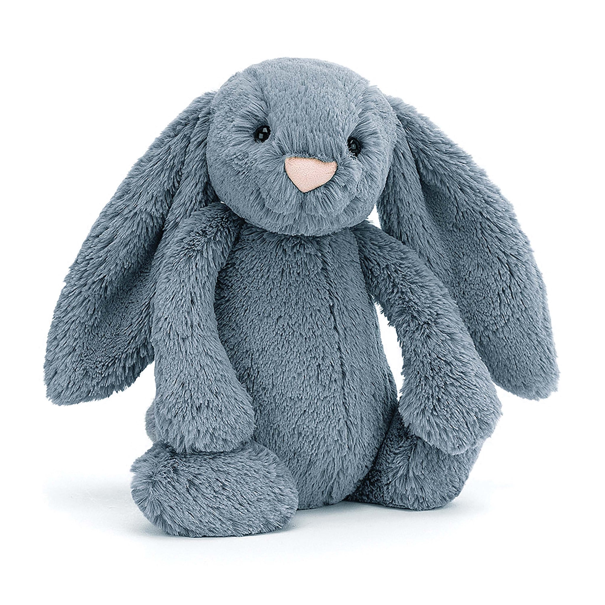 Jellycat Bashful Bunny  Dusky Blue  30cm Personalised