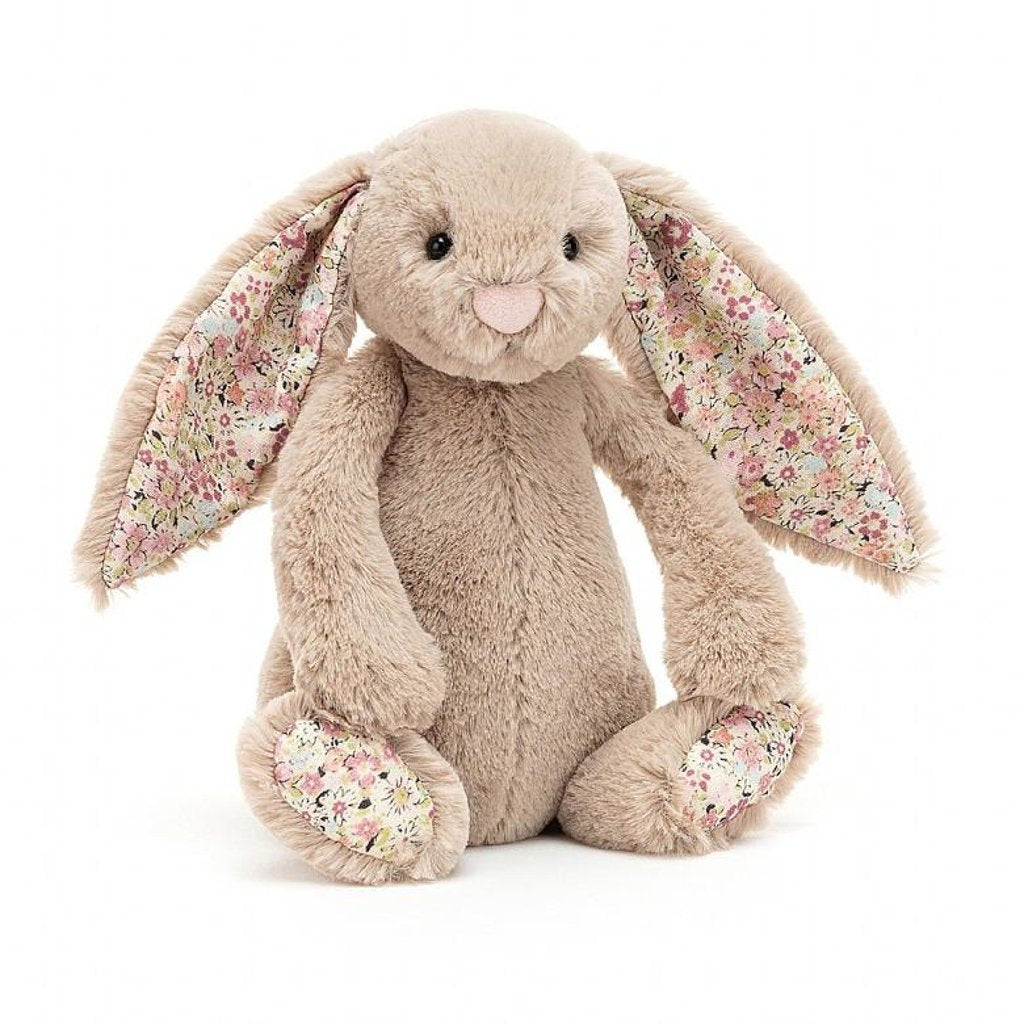 Jellycat Bashful Blossom Beige Bea Bunny 30cm Personalised