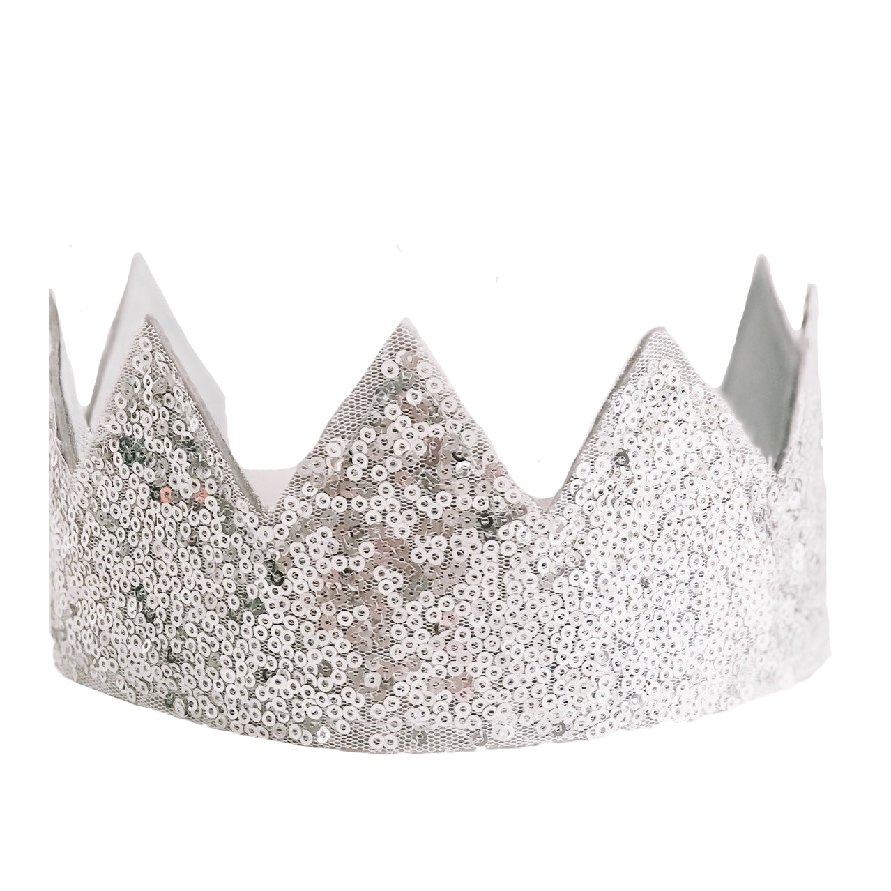 Alimrose Sequin Crown- Silver